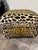 Large Vintage Leopard Print Ottoman Poufs on Castors - A Pair For Sale In Richmond - Image 6 of 10