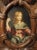 Brown 17th Century French Carved Oak Cartouche Panel With Portrait Painting For Sale - Image 8 of 12
