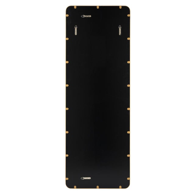 Contemporary Melrose Gold Floor Mirror For Sale - Image 3 of 5