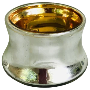 Mercury Glass Salt Cellar