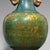 Vintage Jun-Style Flambe Glazed Vase With Gilt Incised Figures & Calligraphy For Sale In Los Angeles - Image 6 of 9