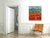 Contemporary French Open by Shaun Ellison in White Frame, Medium Art Print On Canvas For Sale - Image 3 of 4