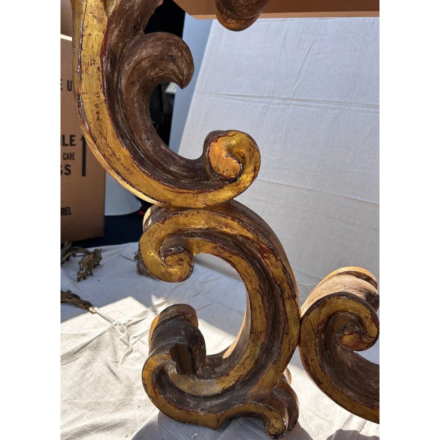 Hand Carved Baroque Console For Sale - Image 9 of 14