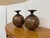 Abstract Designs West Stoneware Pottery Spherical Vases, Set of Two For Sale - Image 3 of 12