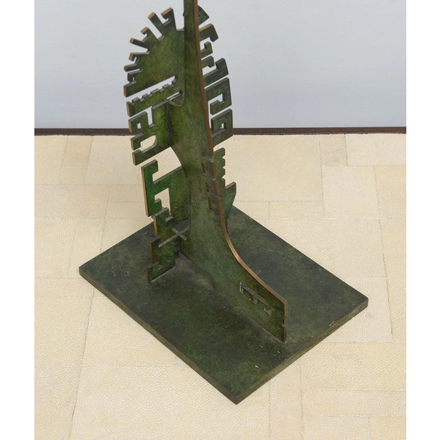 Arnaldo Ugarte "Tehuascan" Bronze Sculpture For Sale - Image 11 of 11