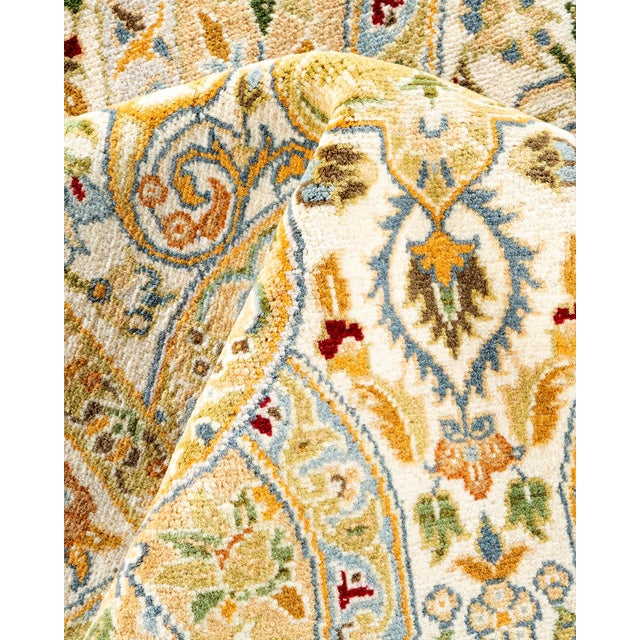 Textile Mogul, One-of-a-Kind Hand-Knotted Area Rug - Ivory, 8' 1" x 10' 0" For Sale - Image 7 of 8