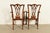 Drexel Heritage Chippendale Carved Mahogany Armchairs, Pair For Sale - Image 10 of 13