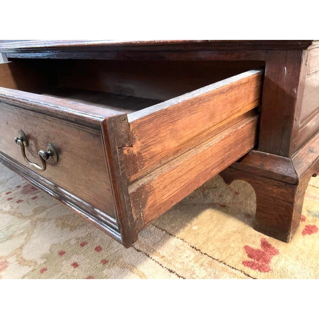 Antique George III Oak Mule Blanket Chest For Sale - Image 10 of 15