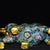 Mid 20th Century Vintage Cloisonne Enamel Bull Figurine – 11" Gilt Ox Sculpture With Floral Motif For Sale - Image 5 of 18