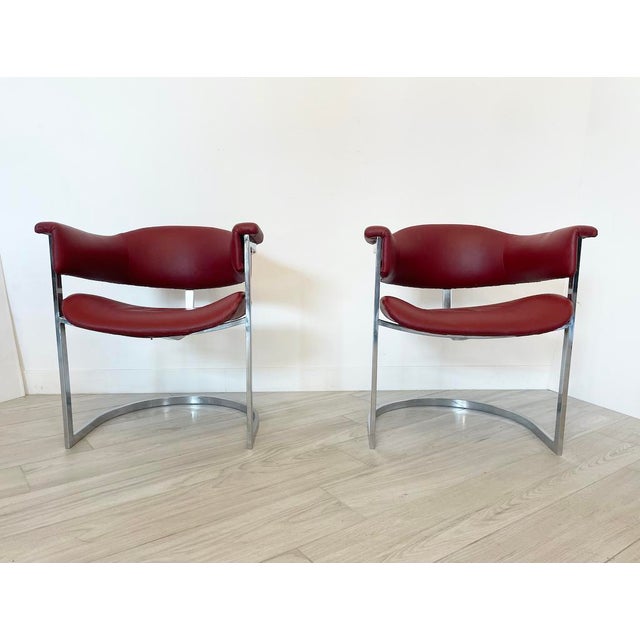 Metal Chairs by Vittorio Introini for Mario Sabot, 1970, Set of 6 For Sale - Image 7 of 18