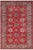 Shabby Chic Super Kazak Red/Tan Wool Rug - 4'10'' X 6'7'' For Sale - Image 10 of 10