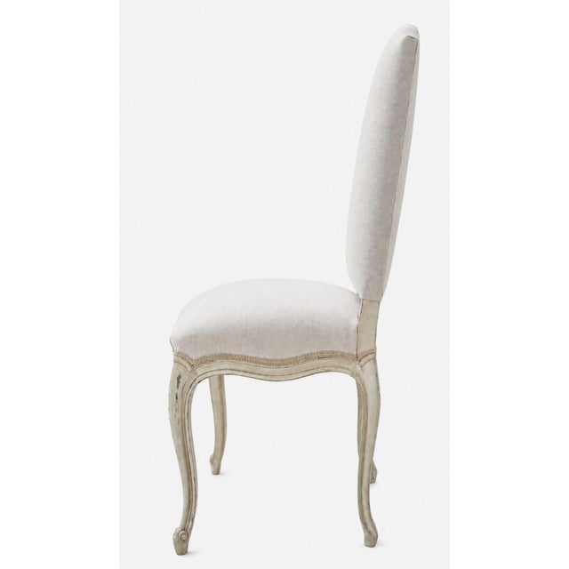 Wood 19th Century Set of Six Louis XV Style Upholstered Dining Chairs For Sale - Image 7 of 8
