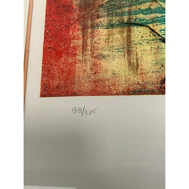 1970s 1970’s Original Hoi Lebadang Abstract Embossed Lithograph For Sale - Image 5 of 6