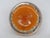 Orange and Yellow Millefiori Art Glass Rounded Paperweight White Latticino 4846b For Sale - Image 10 of 12