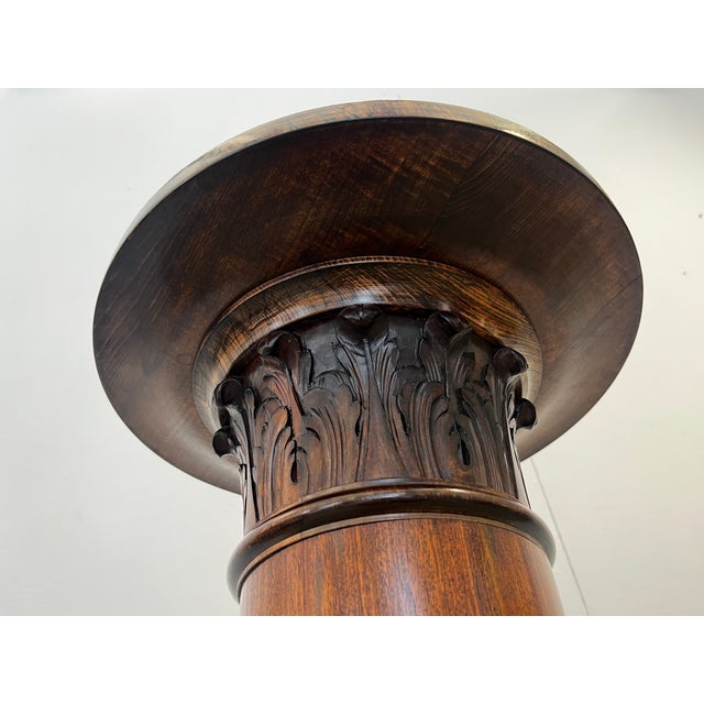 Antique Flower Column, 1800s For Sale - Image 5 of 13