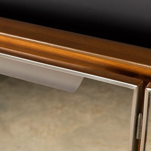 Wood Vintage English Q Dressing Table by Gunther Hoffstead for Uniflex, 1960s For Sale - Image 7 of 18