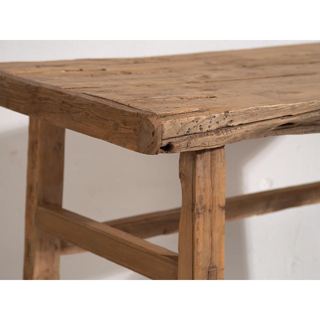 Rustic Antique Console Table, 1920s For Sale - Image 3 of 11
