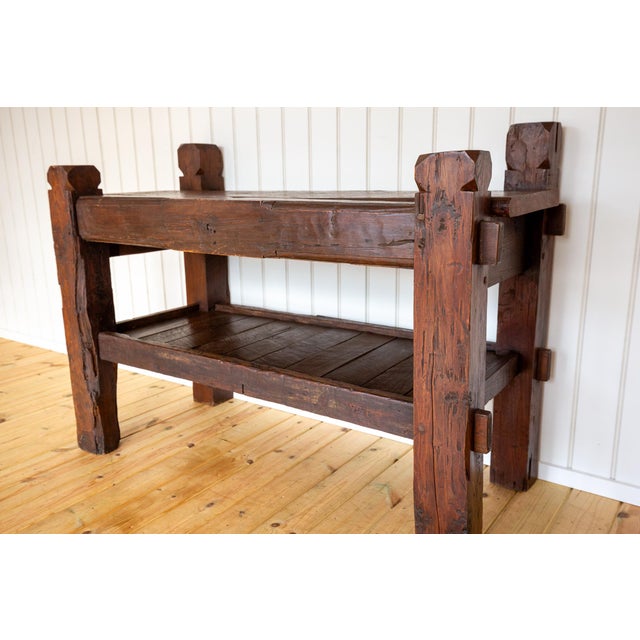 Rustic Antique Rustic French Display Stand, 1890s For Sale - Image 3 of 18