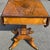 Vintage Regency Revival Rosewood Pedestal Drop-Leaf Table With Drawer, Brass-Mounted Base For Sale In Washington DC - Image 6 of 12
