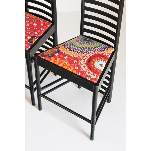 292 Chairs by Charles Rennie Mackintosh for Cassina, Italy, 1990s, Set of 4 For Sale - Image 15 of 18