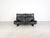 Beautiful vintage Italian sofa from the 1980s for sale. This three-seater features adjustable headrests and is...