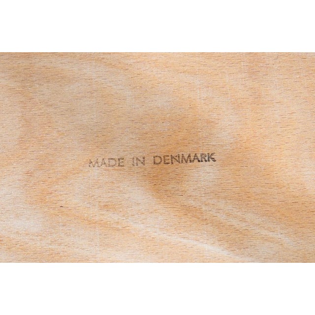 Wood 1960s Mid Century Danish Modern Dining Chair Solid Teak Wood Henning Sorensen Black For Sale - Image 7 of 12