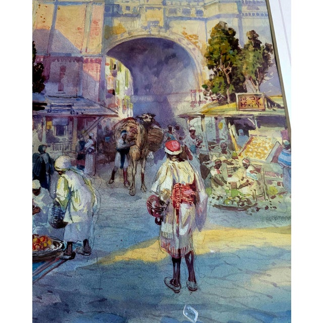 Raphael Jones, Landscape Composition, 1927, Watercolor For Sale - Image 7 of 13