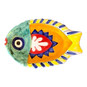 Giovanni DeSimone Italian Pottery Fish Platter