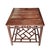 A superb square center / side table, Ming style, late 18th Century. Suzhou, China. Hand-crafted in hardwood, stained in a...