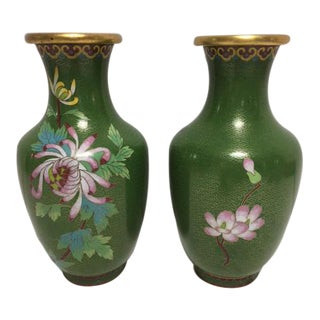 Vintage Used Asian Antique Vases Chairish