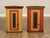 Pair Of Handcrafted Folk Art Painted Pine Corner Cabinets For Sale - Image 12 of 18