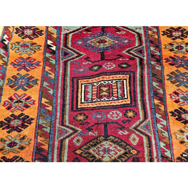 Antique Handwoven Anatolian Village Rug, Wool, Prayer Design, 1880s, 4' x 6' For Sale - Image 10 of 14