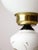 Mid-Century Italian Brass and Ceramic Table Lamp, 1960s For Sale - Image 4 of 8