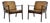 Vintage Danish Leather Armchairs from Ole Wanscher, 1960s, Set of 2 For Sale