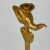 French Pierre Casenove for Fondica France Tall Vintage 1990s Signed Gilt Bronze Bird & Heart Candlestick For Sale - Image 3 of 8