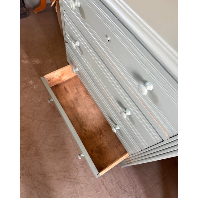 Art Deco Style Green Chest of Drawers, 1950s For Sale - Image 14 of 15