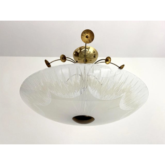 Mid-Century Modern 1960s Starburst Umbrella Ceiling Chandelier For Sale - Image 3 of 18