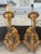Beautiful pair of 19 century Italian/Venetian gold Guildwood candle wire scones .Pre owned,original condition,same...