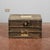 Vintage Wooden and Fabric Trunk For Sale - Image 12 of 17