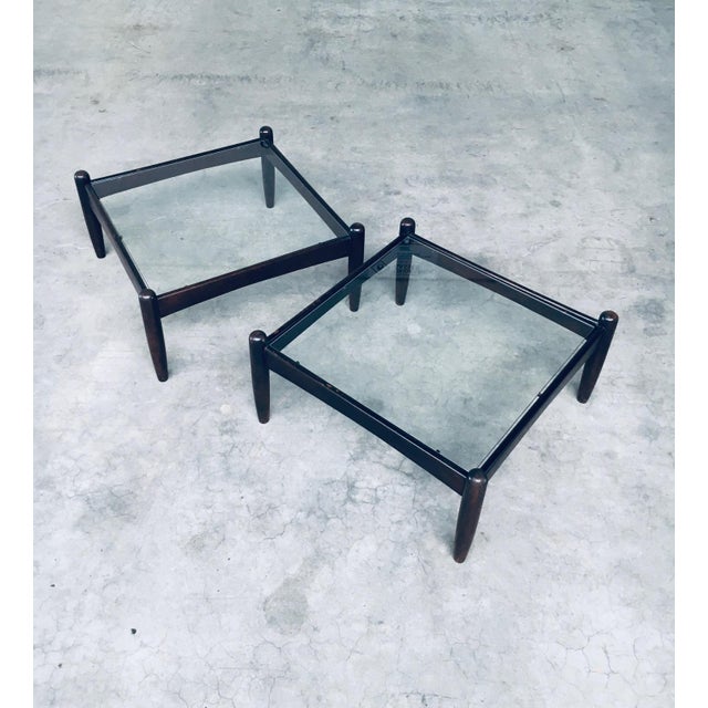 Mid-Century Modern Design Low Side Table Set, Sweden, 1960s, Set of 2 For Sale - Image 14 of 18