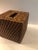Traditional Vintage Rattan Tissue Box Cover With Rectangle Opening For Sale - Image 3 of 8