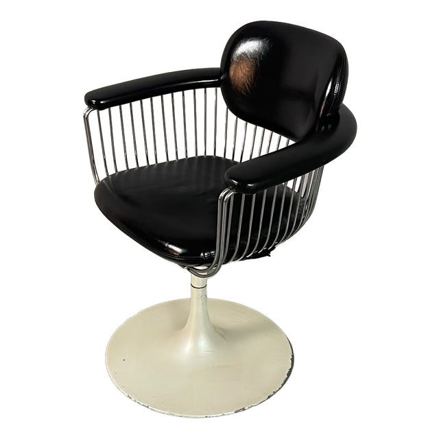 Mid-Century Modern Belgian Swivel Armchair by Rudi Verelst for Novalux, 1970s For Sale