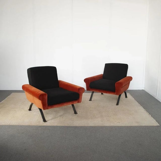 Set of Armchairs by Sergio Saporiti for Saporiti Besnate Italia Brothers, 1960s For Sale - Image 10 of 10