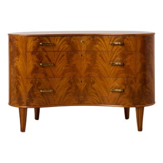 Vintage Swedish Mahogany Sideboard by Axel Larsson for Bodafors, 1940 For Sale