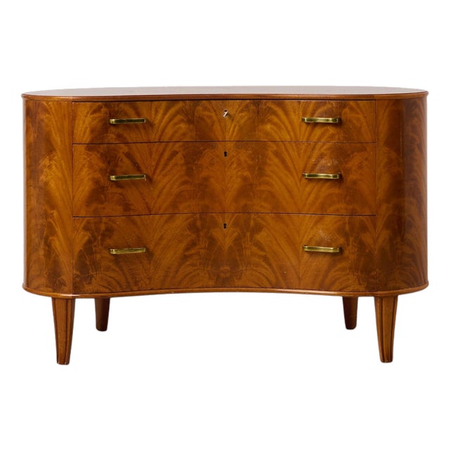 Vintage Swedish Mahogany Sideboard by Axel Larsson for Bodafors, 1940 For Sale