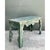 Late 20th Century Vintage Distressed Scalloped Green Wood Table For Sale - Image 5 of 14