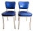 Vintage Sparkle Vinyl and Chrome Dinette Chairs- A Pair by Richardson Seating Corp. For Sale