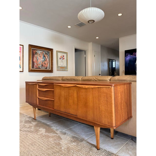 1960s A Beautiful Teak Sideboard by Stonehill Furniture, Made in the Uk, Circa 1960s For Sale - Image 5 of 12