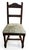 Mid 20th Century Set of 8 Italian Walnut Refettorio Chairs For Sale - Image 4 of 9