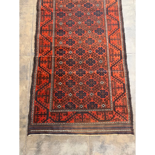 Early 20th Century Early 20th Century Persian Baluch Tribal Runner Rug For Sale - Image 5 of 7